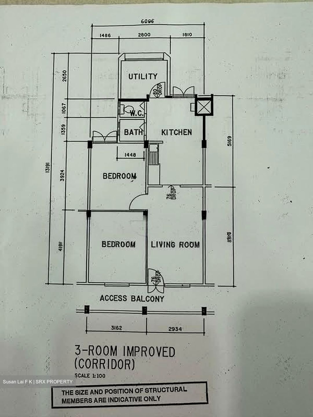 Blk 163 Toa Payoh Green (Toa Payoh), HDB 3 Rooms #600319441